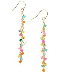 Lori Kaplan Design - Opal Chain Dangle Earrings - Lyst
