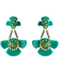Gissa Bicalho - Handmade Acrylic Earring Short Wild Flower - Lyst