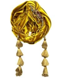 Julia Clancey - Golden Ruby Alligator Dorado Turban - Lyst