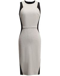 Smart and Joy - Bi-Color Block Bodycon Short Dress - Lyst