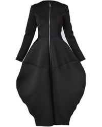 Metamorph - Long Zipper Neoprene Dress - Lyst