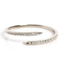 VicStoneNYC Fine Jewelry - Rolling Diamond Open Cuff Ring – 14K - Lyst