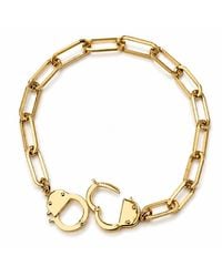 Jagged Halo Jewelry - Love Bond Handcuff Chain Anklet Stainless Steel Plating - Lyst