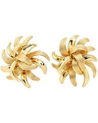 Uchi and Soto - Kinmokusei Floral Statement Stud Earrings - Lyst