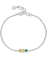 Dower & Hall - Greens Tutti Frutti Chain Bracelet - Lyst