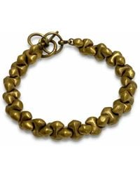 Rachel Nathan - Spice: Brass Bones Bracelet - Lyst