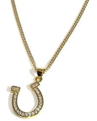 Rachel Nathan - Lucky Pavé Horseshoe - Lyst