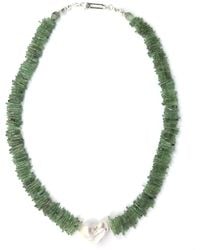 Shar Oke - Kyanite & Freshwater Pearl Necklace - Lyst