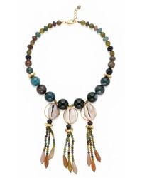 Jaredjamin - Marina Natural Cowrie Shell Statement Necklace - Lyst