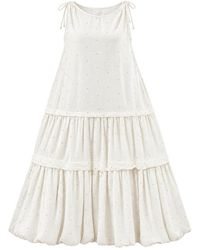 Adrift Clothing - Millie Reversible Bubble Hem Dress - Lyst
