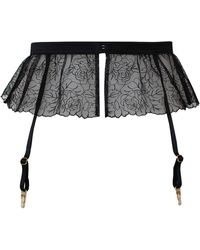 Tallulah Love - Midnight Rose Skirt Suspender - Lyst