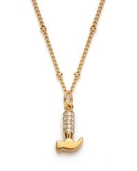 With Love Darling - Hammer Necklace Diamond - Lyst