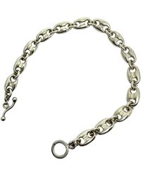 Tg-Jewellery by Tamara Gervasio - Anchor Links Bracelet With Wave T-Bar – Sterling - Lyst