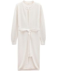 Peraluna - Zeyna Openwork Long Cardigan - Lyst