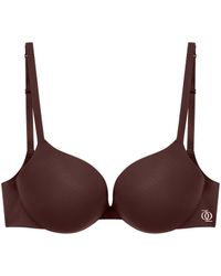 GOD SAVES QUEENS - Neutrals Second Skin Ultimate Push-Up Bra Espresso - Lyst