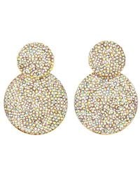 Crystals and Co - A/B Crystal Double Drop Earrings - Lyst