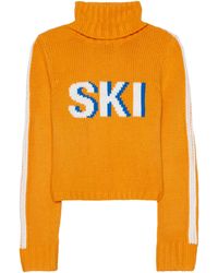 Ellsworth & Ivey - Cropped Ski Turtleneck Sweater - Lyst