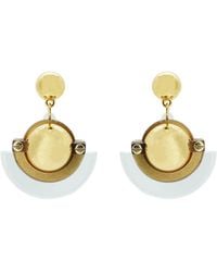 Gissa Bicalho - Neutrals Earring Pupile Crystal - Lyst