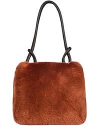 Owen Barry - Sheepskin Shoulder Bag Burnt Hooper Bag - Lyst