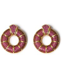 Kybele Studio - Donut Hoop Earrings - Lyst