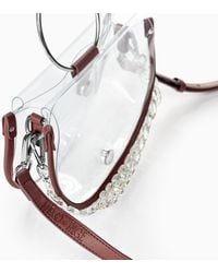 PAIGE - Clear Semi-Circle Handbag - Lyst