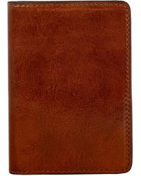 Time Resistance - Small Leather Passport Holder For - Lyst