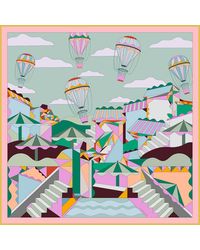 Jessie Zhao New York - Double Sided Silk Scarf Of Journey - Lyst