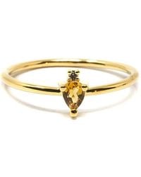 NASI SILVER - Pear Atarah Ring- Citrine & Topaz - Lyst