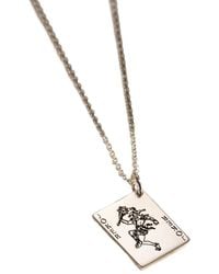 Posh Totty Designs - Sterling Joker Playing Card Charm Necklace - Lyst