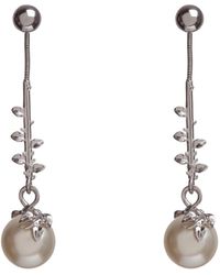 Kasun - Ivory Pearl Drop Earrings - Lyst