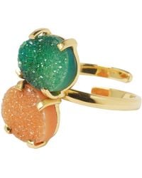 YAA YAA LONDON - Colour Pop Lux Adjustable Ring - Lyst