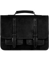 Time Resistance - Leather Briefcase Backpack - Lyst