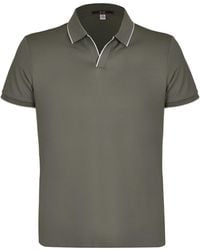 DAVID WEJ - Marco V-Neck Polo Shirt - Lyst