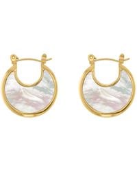 Olivia Le - Tessa Disc Hoop Earrings - Lyst