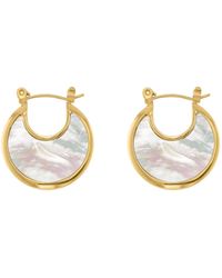 Olivia Le - Tessa Disc Hoop Earrings - Lyst