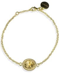 Vintouch Italy - Luccichio Vermeil Citrine Bracelet - Lyst