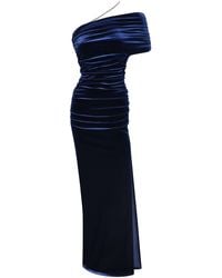 Me & Thee - Mumbo Jumbo Midnight Velvet Maxi Dress - Lyst