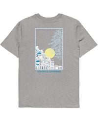 Anchor and Crew - Heather Santorini Landmark Organic Cotton T-Shirt - Lyst