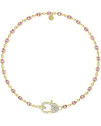 Cloud Haven - Studded Clasp Necklace - Lyst