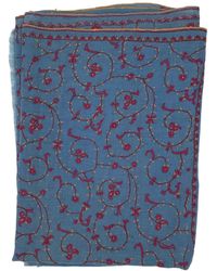Kaminee - Pure Cashmere Stole With Jaal Hand Embroidery - Lyst