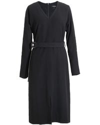 Smart and Joy - Bat Sleeves And V-Neck Dress - Lyst
