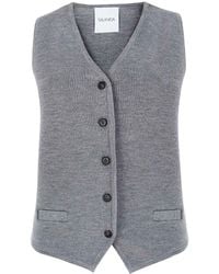 SALANIDA - Galante Knitted 100% Merino Waistcoat - Lyst
