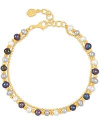 Dower & Hall - Mixed Freshwater Timeless Pearl Bracelet - Lyst