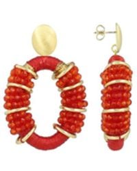 LOTT.gioielli - Combi Oval Deluxe Earrings M - Lyst