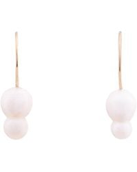 Oana Savu - Freshwater Pearls Bridal Earrings Wedding Jewelry Ear Wires - Lyst