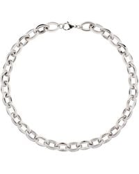 Emma Holland Jewellery - Platinum Chunky Statement Necklace - Lyst
