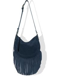 Kim Foley - Suede Fringe Crossbody – - Lyst