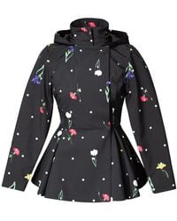 RainSisters - Jacket With Detachable Hood And Flower Print: Cosmic Meadow - Lyst