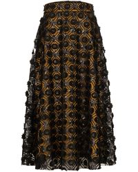 Marianna Déri - Sequin Embellished Midi Skirt - Lyst