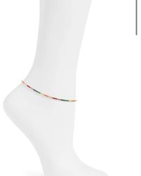 SHYMI - Rainbow Tennis Anklet - Lyst